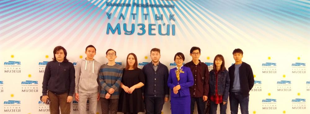 Студенты исторического факультета посетили Национальный музей РК