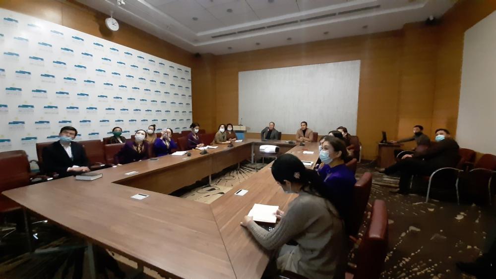 Состоялась содержательная лекция с сотрудниками Национального музея Республики Казахстан