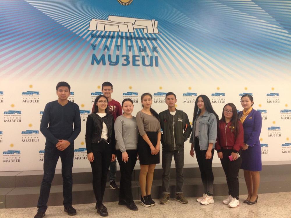 Студенты 1-го курса совершили экскурсию в Национальный музей Республики Казахстан